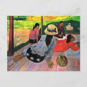 Carte Postale La Siesta De Gauguin Paul (Qualité Supérieure)