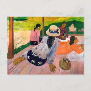 Carte Postale La Siesta Paul Gauguin