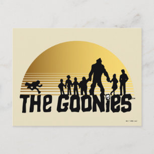 Carte Postale La silhouette au coucher du soleil des Goonies Gra