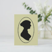 Carte Postale La silhouette de Jane Austen (Debout devant)