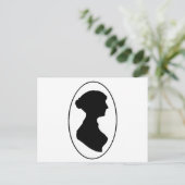 Carte Postale La silhouette de Jane Austen (Debout devant)