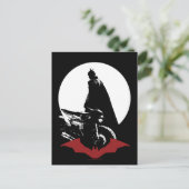 Carte Postale La silhouette de la moto Batman (Debout devant)