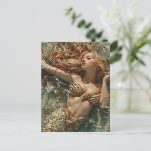 Carte Postale La Sirène (Debout devant)