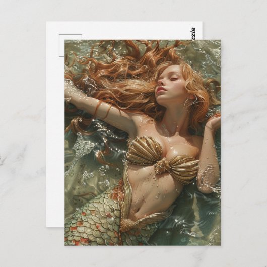 Carte Postale La Sirène (Devant / Derrière)