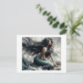 Carte Postale La Sirène, (Debout devant)