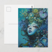 Carte Postale La Sirène de l'Océan (Devant / Derrière)