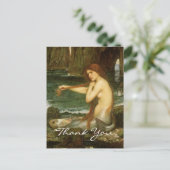 Carte Postale La sirène de Waterhouse (Debout devant)