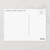 Carte Postale La sirène de Waterhouse (Dos)