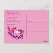 Carte Postale La Sirène Magique de Bébé est arrivée (Dos)