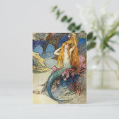 Carte Postale « La Sirène » par Warwick Goble (Debout devant)