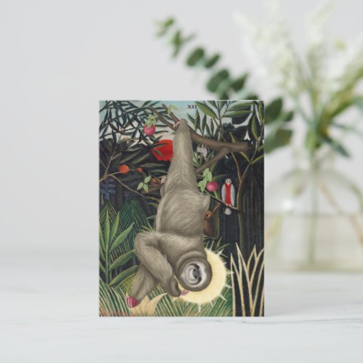 Carte Postale La Sloth pendue (Debout devant)