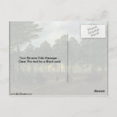 Carte Postale La Soirée De Caspar David Friedrich (Dos)