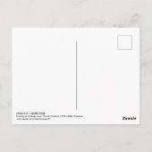 Carte Postale La soirée sur la rivière Chikugo, Hiroshi Yoshida (Dos)