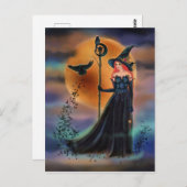 Carte Postale La sorcière de Renee Lavoie (Devant / Derrière)