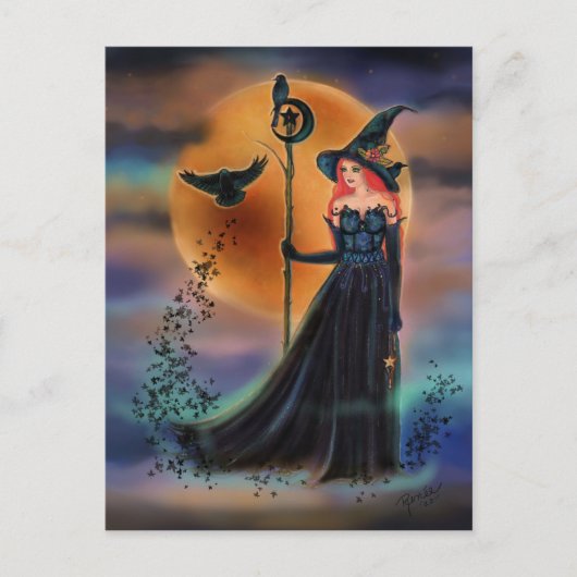 Carte Postale La sorcière de Renee Lavoie (Devant)