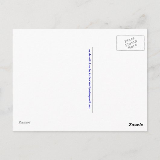 Carte Postale La sorcière fascinante monte les cieux de (Dos)