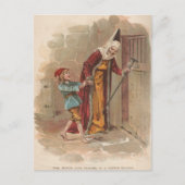 Carte Postale La Sorcière met Hansel dans la stabilité (Devant)