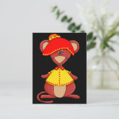 Carte Postale La souris mexicaine de l'enfant (Debout devant)