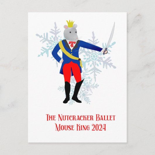 Carte Postale La souris Nutcracker Mouse King 2024 (Devant)