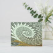 Carte Postale La Spirale Cosmique - Spirale d'Or Géométrie Sacré (Debout devant)