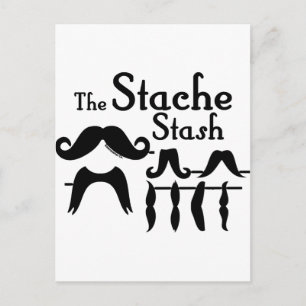 Carte Postale La Stache Stash