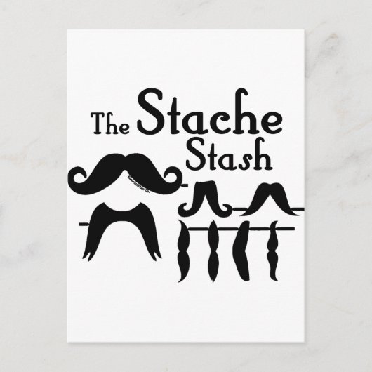 Carte Postale La Stache Stash (Devant)