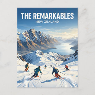 Carte Postale La station de ski The Remarkables en Nouvelle-Zéla
