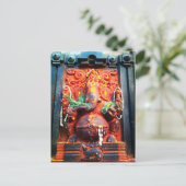 Carte Postale La statue de Dieu Ganesha (Debout devant)