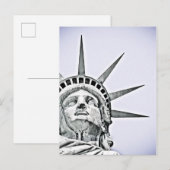 Carte Postale La Statue de la Liberté (Devant / Derrière)