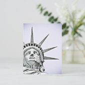 Carte Postale La Statue de la Liberté (Debout devant)