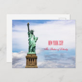 Carte Postale La Statue de la Liberté (Devant / Derrière)