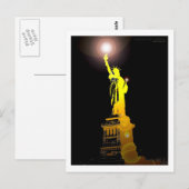 Carte Postale La Statue de la Liberté (Devant / Derrière)