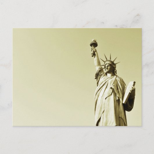 Carte Postale La statue de la liberté (Devant)