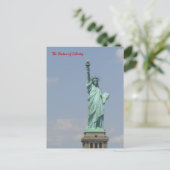 Carte Postale La Statue de la Liberté (Debout devant)