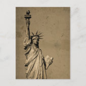 Carte Postale La Statue De La Liberté (Devant)