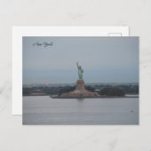 Carte Postale La Statue de la Liberté, New York (Devant / Derrière)
