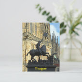 Carte Postale La statue de Prague (Debout devant)