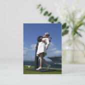 Carte Postale La statue du baiser (Debout devant)