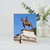 Carte Postale La statue d'Ulysse S. Grant au sommet de la Grant (Debout devant)