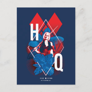 Carte Postale La Suicide Squad | Harley Quinn Fern & Diamonds