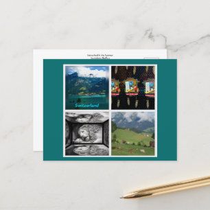 Carte Postale La Suisse en été