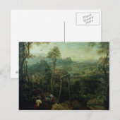 Carte Postale La tarte sur la potence, 1568 (Devant / Derrière)