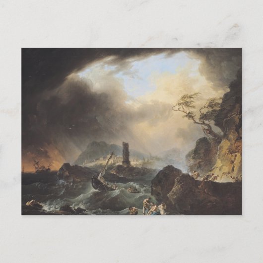 Carte Postale La tempête (Devant)