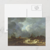 Carte Postale La tempête (Devant / Derrière)