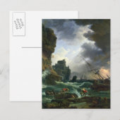 Carte Postale La tempête, 1777 (Devant / Derrière)