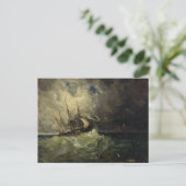 Carte Postale La Tempête - Félix Ziem (Debout devant)