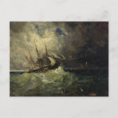 Carte Postale La Tempête - Félix Ziem (Devant)