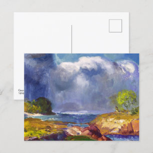Carte Postale La tempête qui vient   George Bellows  