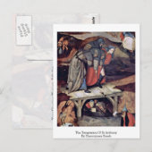 Carte Postale La Tentation De Saint Antoine Par Hieronymus Bosch (Devant / Derrière)