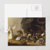 Carte Postale La tentation de St. Anthony (panneau) (Devant / Derrière)